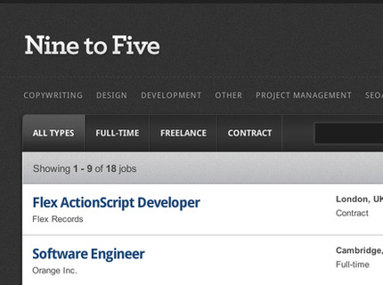 Nine to Five WordPress Theme