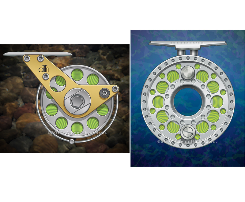 Classic ATH reel. Hardy Marksman reel. ©2012. Glenn Hiramatsu.