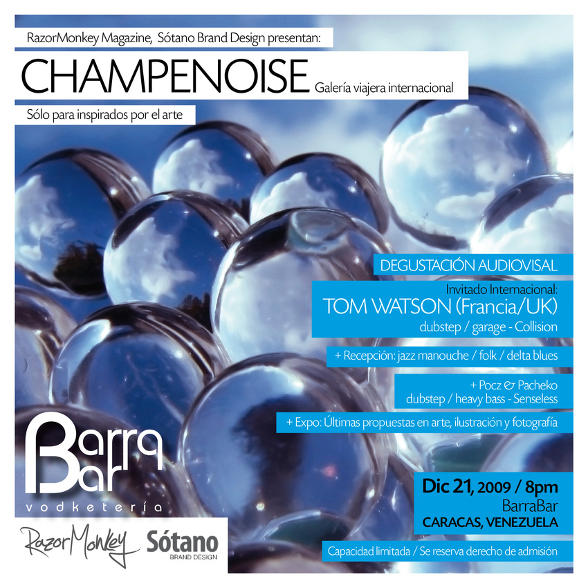 Champenoise art promotion - Branding for International Travelling Gallery program