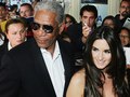 Actors Morgan Freeman and Paz Vega