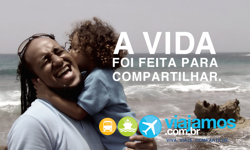 Conceptual slides made for the social network viajamas.com.br to introduce the concept