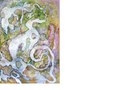 Cutting The Cord, 2010, acrylic on paper, 24" x 18"