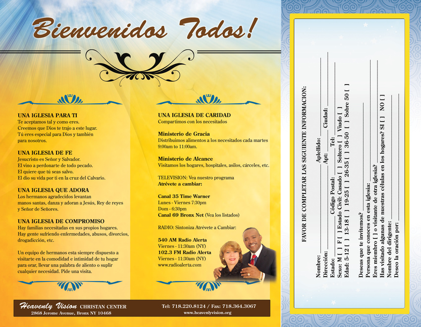 Brochure Inside - Heavenly Vision