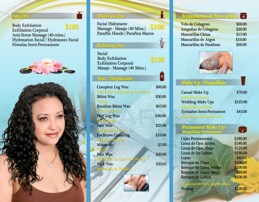 Brochure Inside - Mary Spa