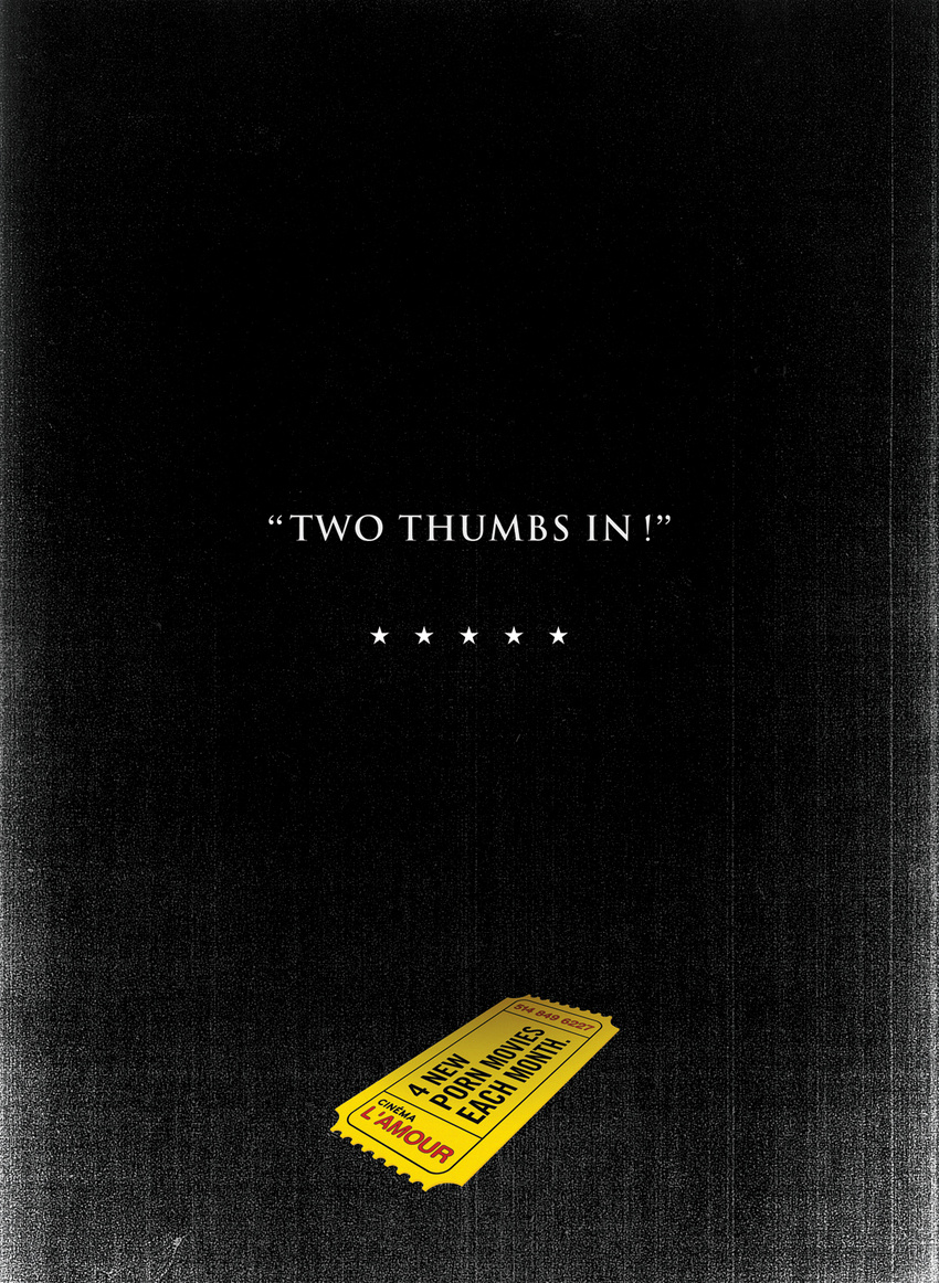 Campagne Cinéma L'Amour, Prix Créa 2011, Applied Arts 2011 - out of home series