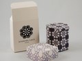 A sophisticated perfume and gift box design for women. Die cut window in the front.
