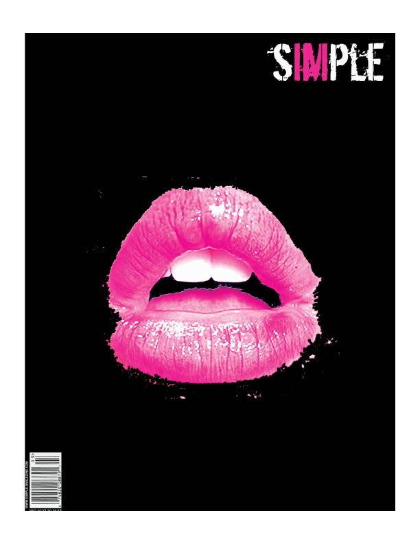 Simple magazine cover