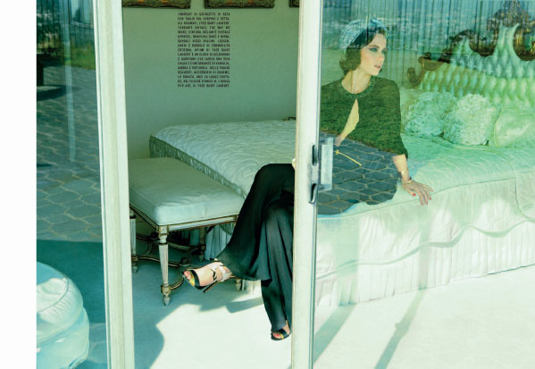Emily Blunt for Vogue Italia. Art direction by Hoffman Creative