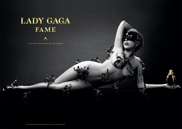 Lady Gaga Fame. Art Direction. Photographed by Steven Klein. Client: Coty Paris