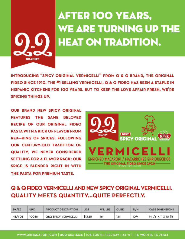 My role: copywriting. B2B trade show info sheet. Stored company with niche market was branching out with new products.