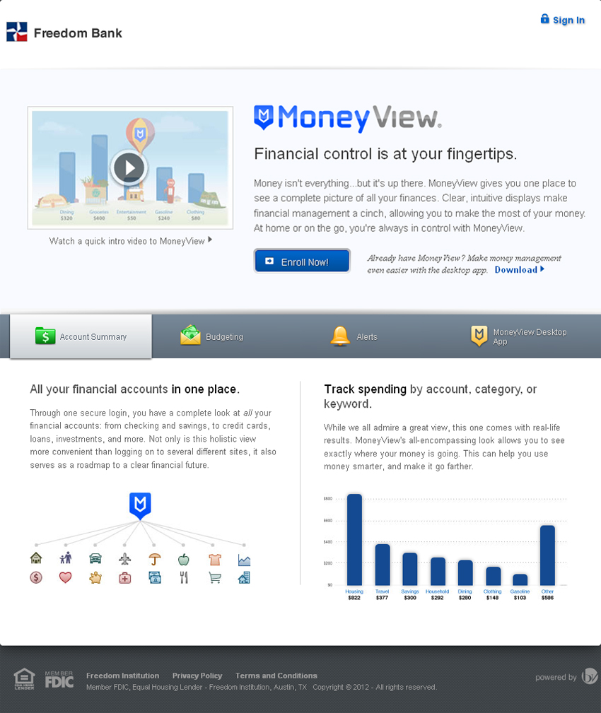 Role: Creative direction, copywriting. License to banks/CUs nationwide. Also CD on video. https://secretmvlanding.fipreview.com