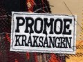 Promoe "Kråksången". All artwork was made by hand on my mothers old school sewing machine.