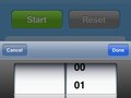Pressing on the timer allows you to manually set it