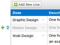 Reorder line items through simple drag and drop