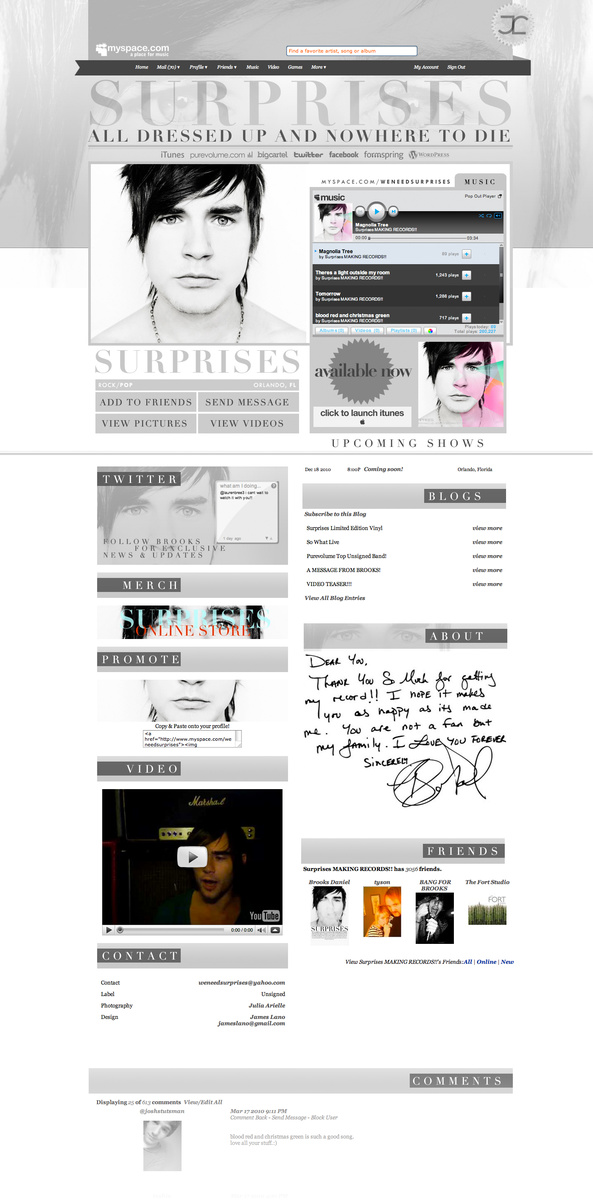 Surprises [myspace.com/weneedsurprises]