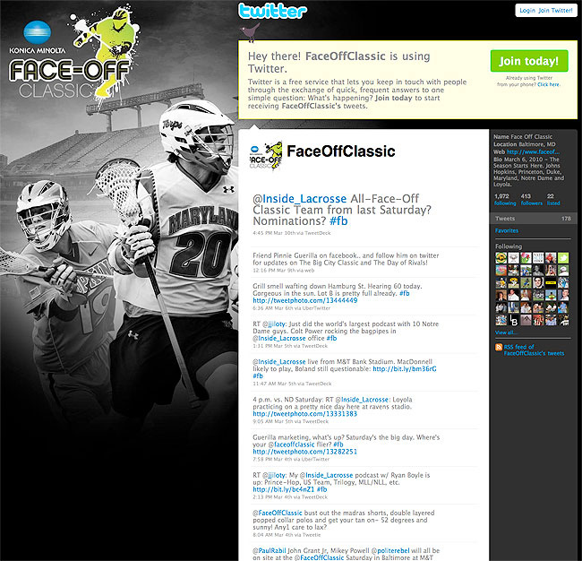 Twitter Page