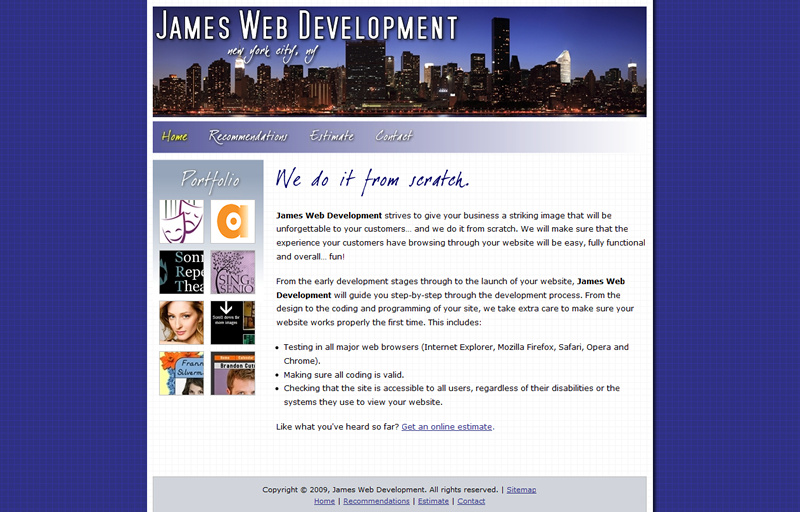 Home page