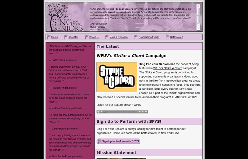 Home page