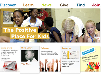 Boys and Girls Club of Omaha - Work in Progress - <a href="http://www.bgcomaha.org" target="_blank">Link</a>