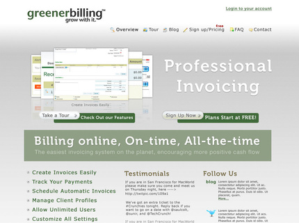 Greener Billing - www.greenerbilling.com