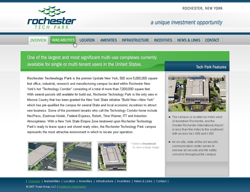 Rochester Tech Park - Design