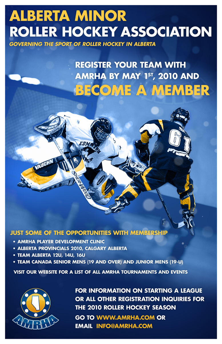 Alberta Minor Roller Hockey Association - Membership Poster