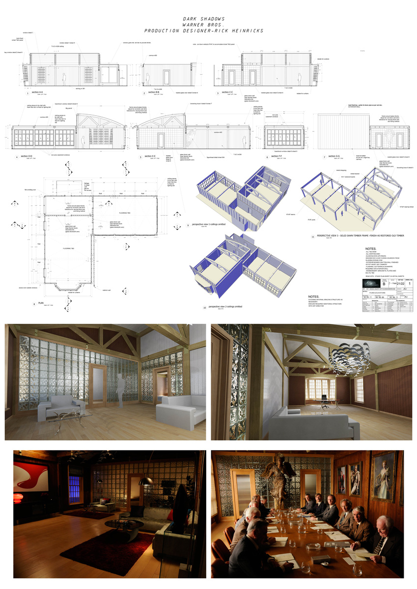 angelique's office/boardroom plans,elevations&renders (rhino/autocad)