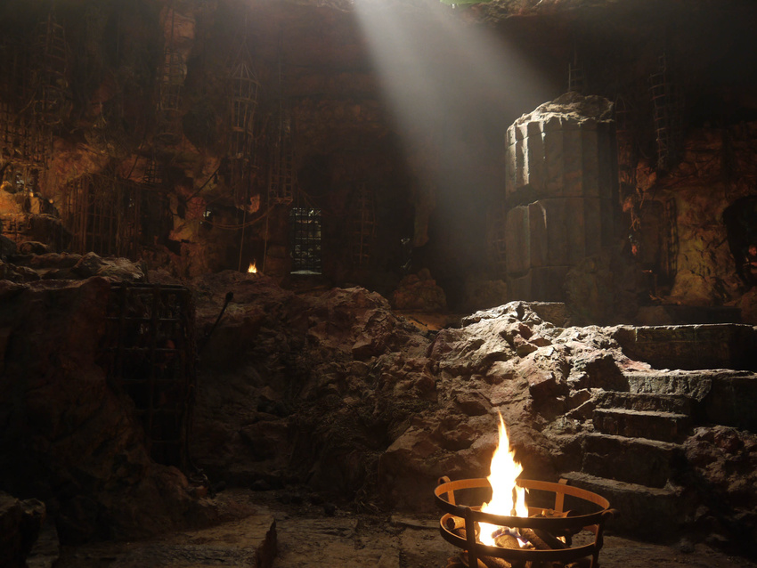 int Coty's citadel-set build-Origo studios,Budapest,Hungary