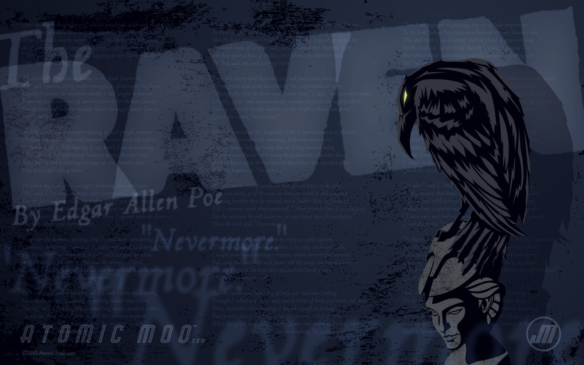 Raven Desktop Wallpaper Design.