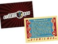 Atomic Moo Promotional Card Concept.