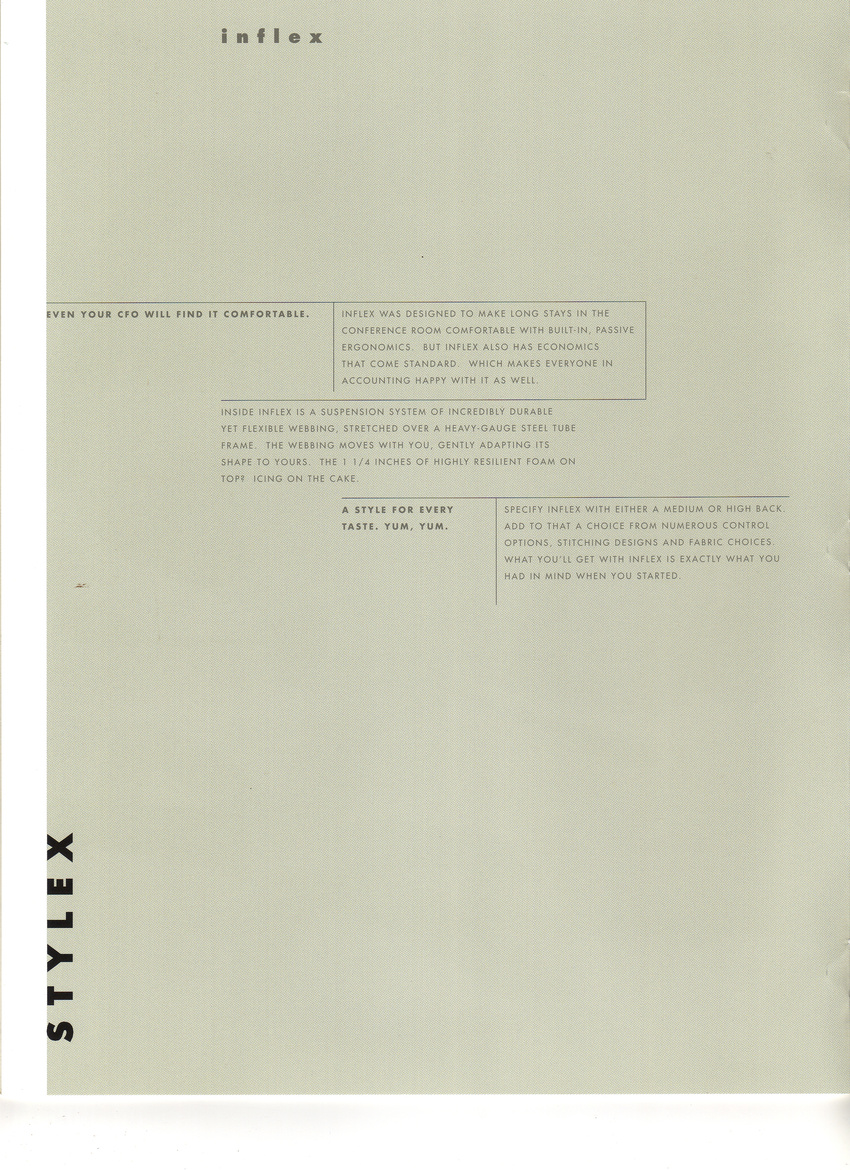Stylex Seating - Inflex brochure