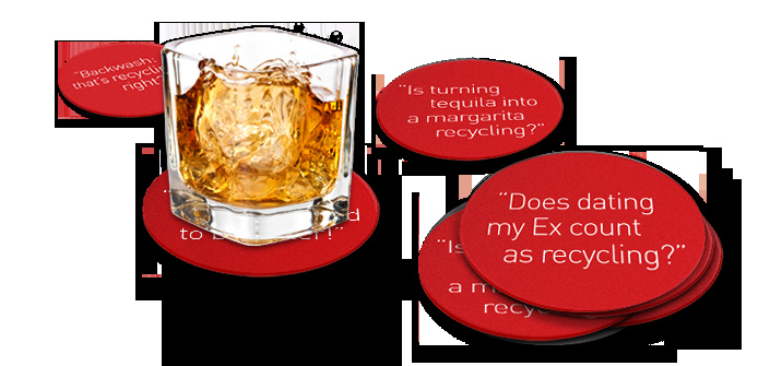 Beverage coasters
