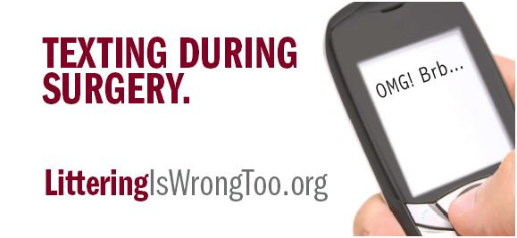 Littering is Wrong, Too outdoor