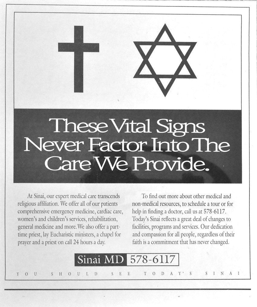 Fighting perception that a largely Jewish hospital didn't treat people of other faiths.