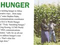 Food security newsletter for Lutheran World Relief