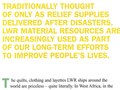 Disaster relief newsletter - Lutheran World Relief
