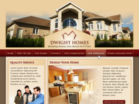 Dwight Homes Site Design