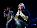 The Back Street Boys Howie Dorough on the left and in the front Nick Carter