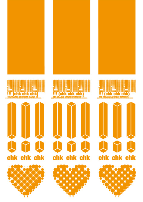 !!! (Chk Chk Chk), A0, My personal celebration of Helvetica's 50th