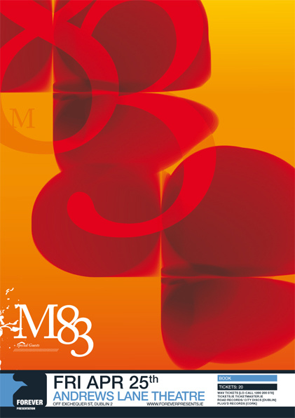 M83, A3 poster