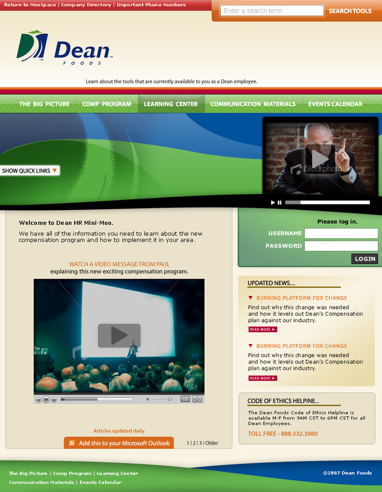 Dean Foods Intranet