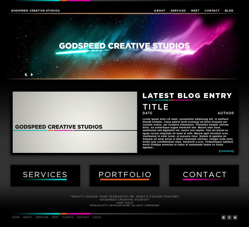 Godspeed web design