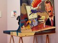 acrílico, madera, artilugios, confetti. 2011