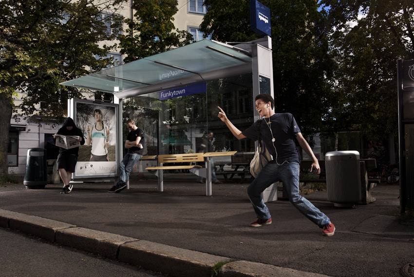 Advertisement : Bus Stop Boogie shot for Magneat