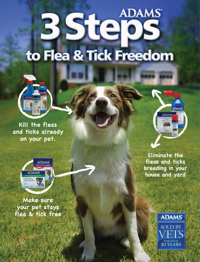 Adams Flea & Tick Control Branding