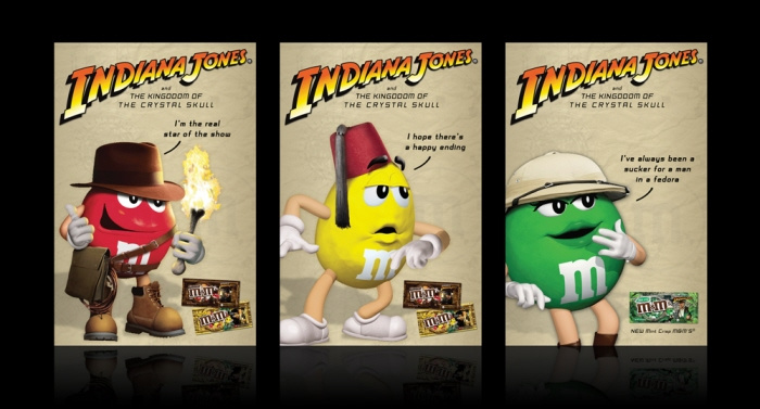 M&Ms Indiana Jones Movie Posters