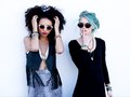 Models Dani Vee and Diane Rosser