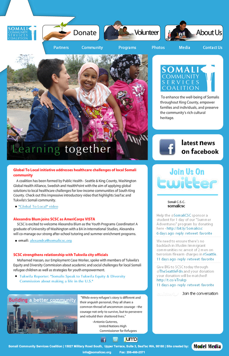 Somali Community Services Coalition - www.somalicsc.org
