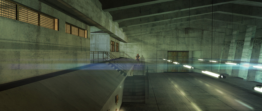Military Base Interior (Art Director - Les Tomkins)