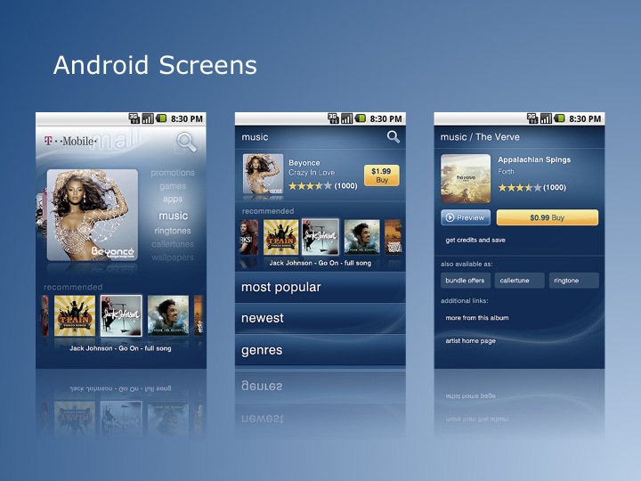 Android Screens